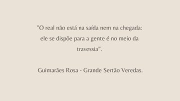 O real não está na saída nem na chegada: ele se dispõe para a gente no meio da travessia - Tomás Braga Psicanalista