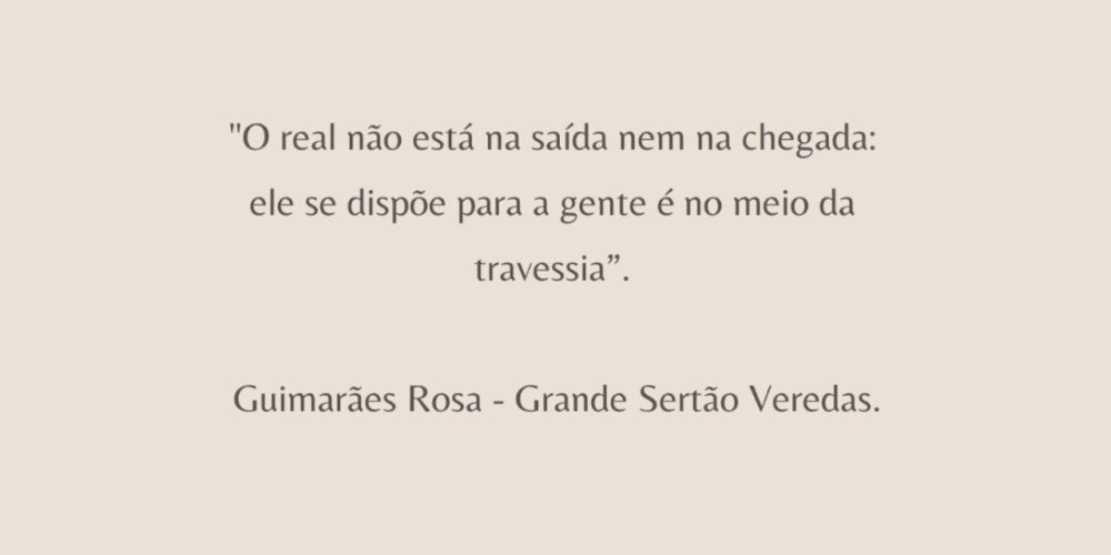 O real não está na saída nem na chegada: ele se dispõe para a gente no meio da travessia - Tomás Braga Psicanalista